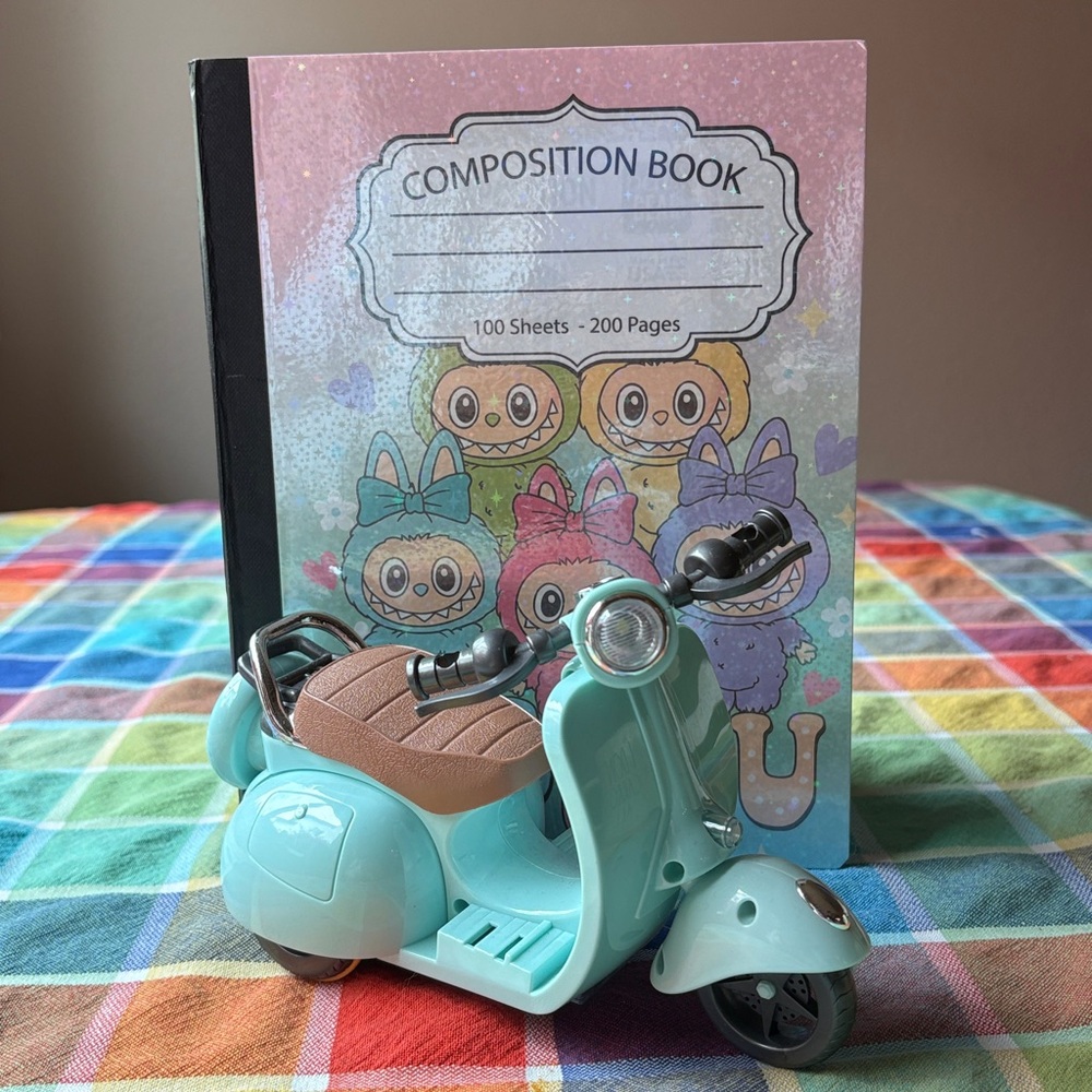 🛵👹🛵  LABUBU NOTEBOOK & SCOOTER 🛵 - Picture 6 of 16